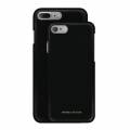 Кожаный чехол накладка для iPhone 7 / 8 Moodz Soft leather Hard Notte (black), MZ655730