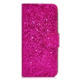 Чехол книжка Shimmering Powder для iPhone 5 / 5S блестящий (magenta)