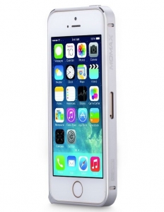 Купить металлический бампер Momax Air Frame для iPhone 5 / 5S / SE (Silver) в интернет магазине