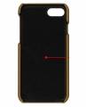 Кожаный чехол накладка для iPhone 7 / 8 Moodz Floater leather Hard Caramel (caramel), MZ901017