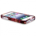 Чехол накладка Luxmo для iPhone SE / 5S / 5 с прорезиненной поверхностью (цветы) CRIP5SECGRD