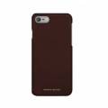 Нубуковый чехол накладка для iPhone 7 Moodz Nubuck Hard Chocolate (dark brown), MZ901002 