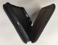 Кожаный чехол книжка для Samsung Galaxy S6 Edge Flip cover leather ISA (черный)
