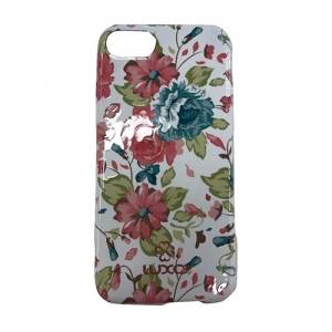 Купить чехол накладку Luxo для iPhone 7 / 8 "Цветы" с покрытием Soft Touch