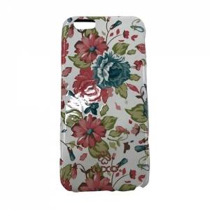 Купить чехол накладку Luxo для iPhone 6 / 6S "Цветы" с покрытием Soft Touch (вид 2)