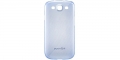 Пластиковый тонкий чехол накладка Samsung Ultra Slim cover для Samsung Galaxy S3 S III (голубой) - оригинальный