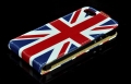 Кожаный чехол блокнот для iPhone 5 / 5S с флагом Англии UK flag