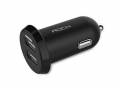 Автозарядка Rock 2.4A Ditor Car Charger 2 USB для смартфонов и планшетов, Black (RCC0108)