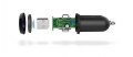 Автозарядка Rock 2.4A Ditor Car Charger 2 USB для смартфонов и планшетов, White (RCC0108)