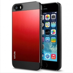 Купить чехол Spigen Saturn case для iPhone 5 оригинальный Red