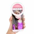 Светодиодная подсветка кольцо для селфи Selfie Ring с подзарядкой для любых смартфонов