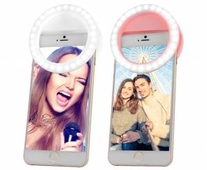 Купить светодиодная подсветка кольцо для селфи Selfie Ring для любых смартфонов