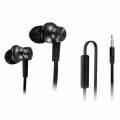 Гарнитура Xiaomi Piston Stereo In-Ear с микрофоном и регулятором громкости для iPhone / iPad / Xiaomi / Samsung Galaxy / HTC / Sony / Huawei, Black (HSEJ02JY)