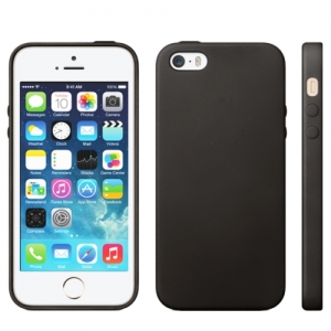 Купить чехол в стиле Apple case Official Design для iPhone 5 / 5S / SE черный в интернет магазине