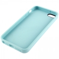 Чехол в стиле Apple case Official Design для iPhone 5 / 5S / SE голубой