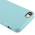 Чехол в стиле Apple case Official Design для iPhone 5 / 5S / SE голубой