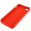 Чехол в стиле Apple case Official Design для iPhone 5 / 5S / SE красный