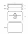 Бетонная подставка док станция из дерева с основанием из 100% бетона для iPhone / Samsung и др. смартфонов