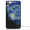 Чехол накладка для iPhone 5 / 5S с авторским дизайном MOSNOVO Van Gogh Starry Night (с пленкой в комплекте)