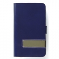 Чехол книжка для Samsung Galaxy S V / S5 / i9600 Zenus Luna Money Clip - Navy