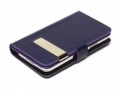 Чехол книжка для Samsung Galaxy S V / S5 / i9600 Zenus Luna Money Clip - Navy